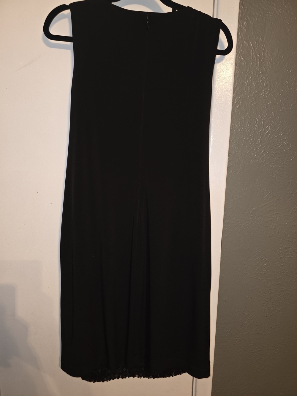 Women's Chico's Sequin Black Dress Size 2 (12) - Picture 3 of 3